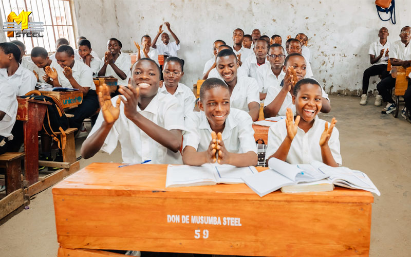 Don de Musumba Steel aux établissements scolaires